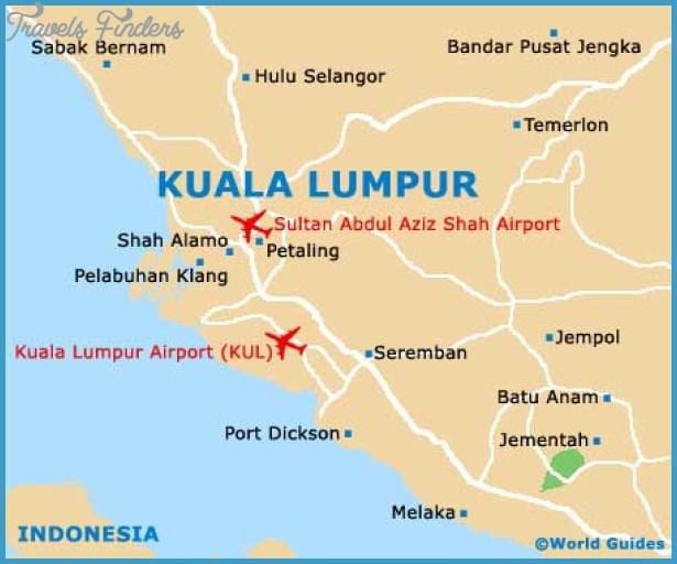 クアラルンプール(KL)の空港マップ